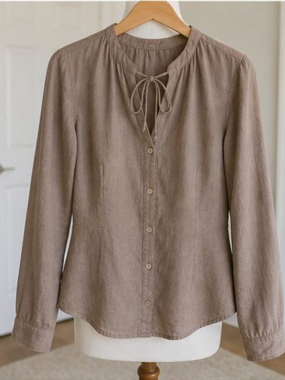 Taupe Tunic Blouse